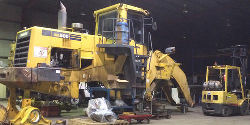 Who does marrketing for heavy machinery workshops in Paris Marne La Vallee France