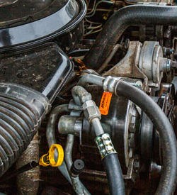 A damaged timing belt or chain can cause the engine's timing to be off